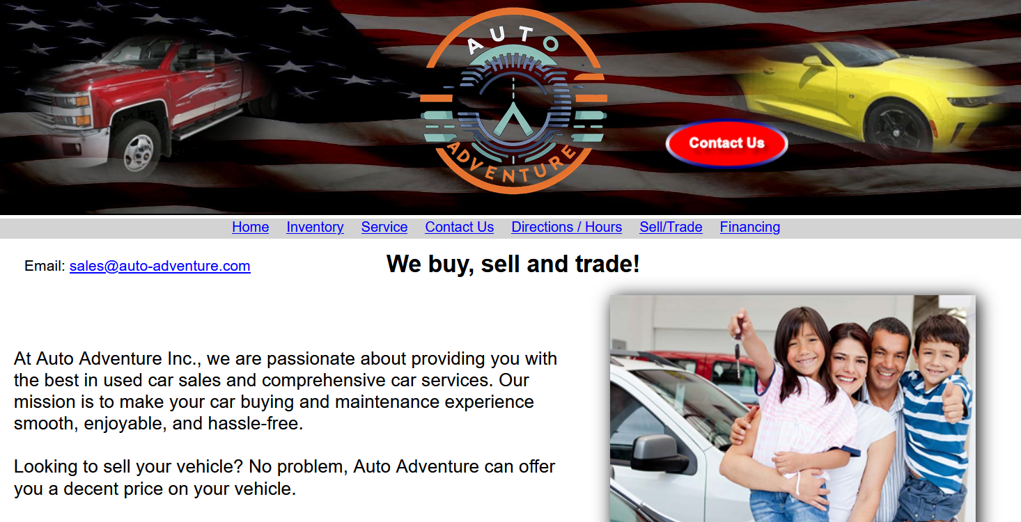 Auto Adventure Inc Auto dealer in Laurinburg, NC